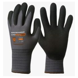   1NISG EuroGrip PRECÍZIÓS MÁRTOTT munkavédelmi KESZTYŰ, tenyerén nitril mártás, csúszásbiztos nitril réteg