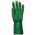 3815, Végig mártott, zöld, vágásbiztos, csúszásgátló, erősített latex, 32cm 3815-ös