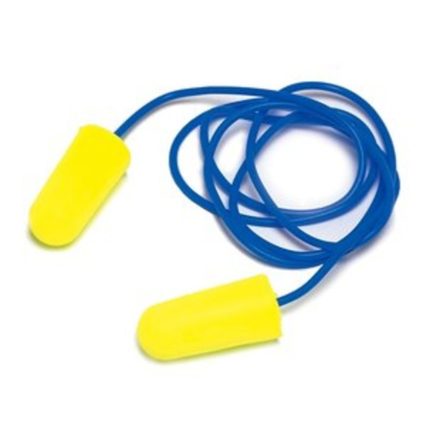 E.A.R. Soft Corded zsinóros füldugó, lekerekített hengeres (SNR 36dB) 30106-os, szín: Sárga