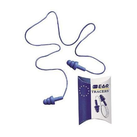 E.A.R. Tracers fémjelzős, zsinóros füldugó, lamellás, kék (SNR 32dB) 30115-ös, szín: Kék