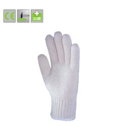   4300, Duplaszálas pamut cérnakesztyű, 12-es kötés, 17-es szálvastagság