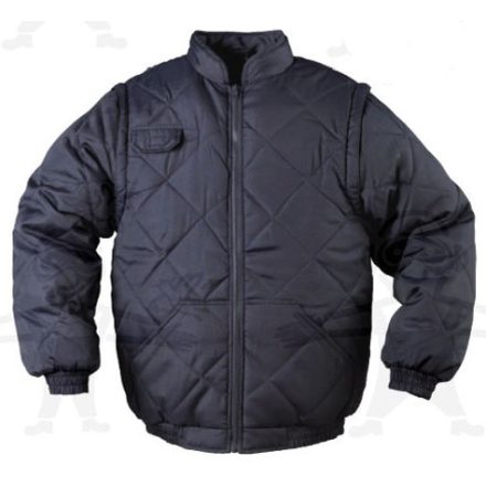 CHOUKA  SLEEVE kék, levehető ujjakkal mellénnyé alakítható kabát XGCSB