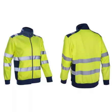 GOKKAN HI-VIZ SÁRGA CIPZÁRAS PULÓVER, méret: S, szín: Sárga