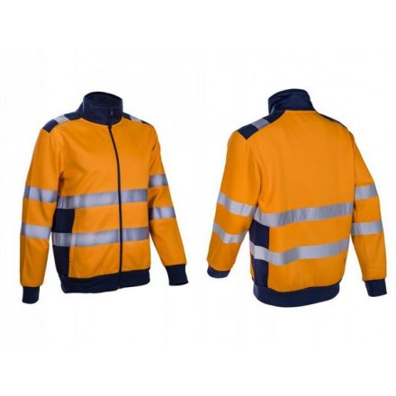 5GOK17000L,  GOKKAN HI-VIZ NARANCS CIPZÁRAS PULÓVER_L