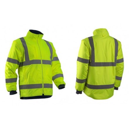 5KAJ1603XL,  KAZAN KOMBINÁLHATÓ 2/1 HI-VIZ SÁRGA DZSEKI_3XL