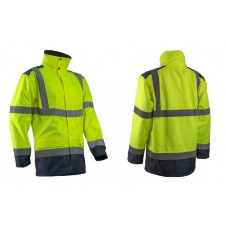 KAZAN KOMBINÁLHATÓ 4/1 HI-VIZ SÁRGA TÉLIKABÁT