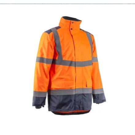 5KAP1700XL KAZAN KOMBINÁLHATÓ 4/1 HI-VIZ NARANCS MUNKAVÉDELMI ESŐKABÁT XL