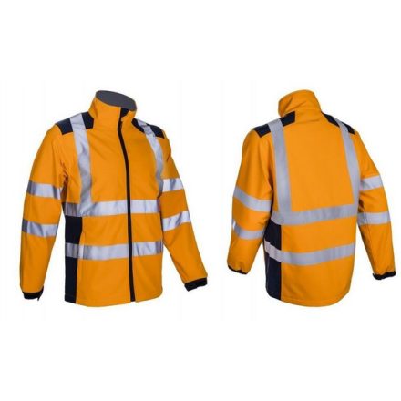 5KPA1702XL,  KANPA HI-VIZ NARANCS SOFTSHELL DZSEKI_2XL