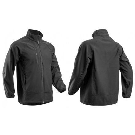 SOBA FÉRFI SOFTSHELL KABÁT Fekete 2XL, méret: 2XL, szín: Fekete