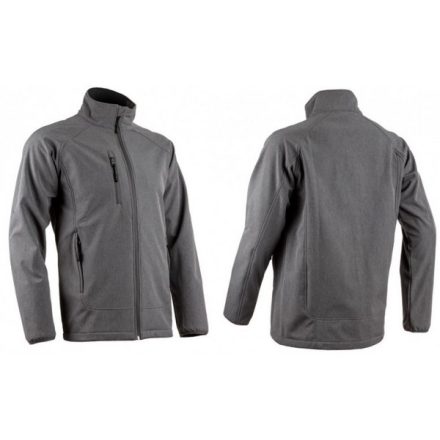 SOBA FÉRFI SOFTSHELL KABÁT Szürke 3XL, méret: 3XL, szín: Szürke