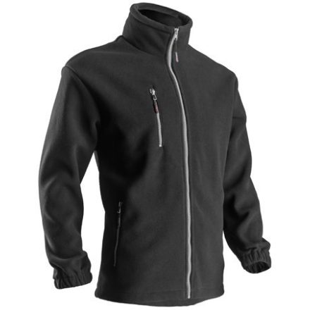 ANGARA CIPZÁROS PULÓVER fekete ***KIFUTÓ***, méret: L, szín: Fekete