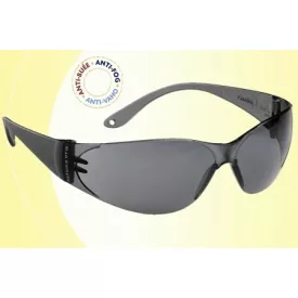   60553, Lux Optical Pokelux munkavédelmi védőszemüveg, füstszínű lencse, karcmentes, páramentes