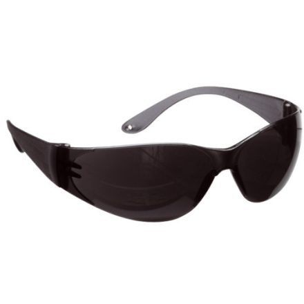 60554, Lux Optical Pokelux munkavédelmi védőszemüveg, füstszínű lencse, karcmentes, páramentes
