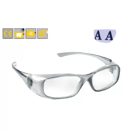 60940,  +2,0 fokozatú, korrekciós lencse, mechanikai védelemmel, szürke keret