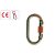 71110, Karabiner, csavarmenetes, 18 mm nyílású, acél