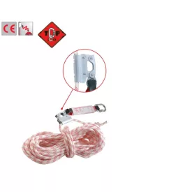   71353, Top zuhanásgátló + energiaelnyelő + 10 m hosszú, 12 mm-es körszövött kötél + 1 karabiner