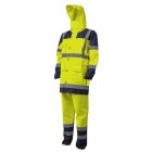 HYDRA HI-VIZ PE MUNKAVÉDELMI ESŐÖLTÖNY SÁRGA/KÉK M (7HYDYM), méret: M, szín: sárga/kék