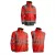 KANATA 4/1 HI-VIZ  PE MUNKAVÉDELMI KABÁT, méret: 4XL, szín: Piros/szürke