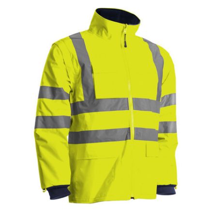 7KANYS, KANATA 4/1 HI-VIZ SÁRGA/KÉK PE MUNKAVÉDELMI KABÁT S (7KANYS)