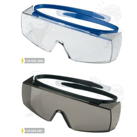 9169260, UVEX Super OTG U9169260-as munkavédelmi szemüveg, szennytaszító, víztiszta lencsével
