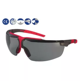   Uvex Védőszemüveg állítható szár, karc-, pára-, vegyszerálló, füstszínű (SV-NC)