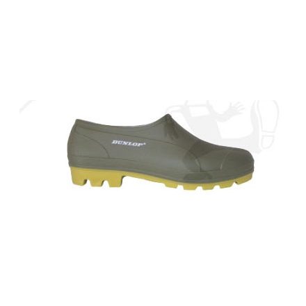 PVC cipő (04) zoknira húzható, víz- és lúgálló, zöld 95636-47, méret: 42