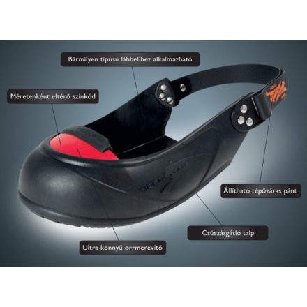 VISITOR csúszásgátló féltalp lábujjvédővel, bármilyen lábbelihez 9VIS, méret: XL