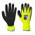 A143Y8RM, A143-s Portwest, Thermal Soft Grip kesztyü Sárga/fekete színben, méret: M