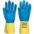 A801Y4RS, Portwest Vegyszerálló védőkesztyűk Duplán Mártott Latex kesztyű, Cikkszám: A801