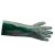 A845 Portwest Duplán mártott PVC munkavédelmi kesztyű 45cm csúszásmentesített tenyérrel. Jersey bélés