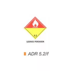 Szerves peroxid ADR 5.2/f
