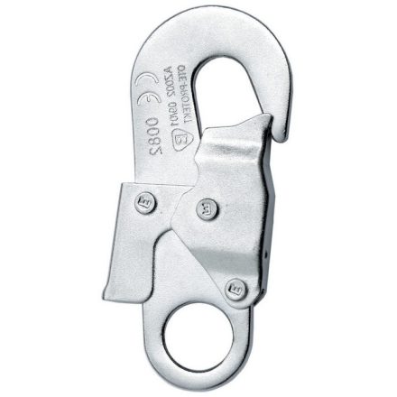 KARABINER rugós acélzár, 18 mm nyílású AZ002