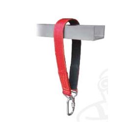   Hevederszalag, 45cm hosszú, gumi belsővel, csavarmenetes AZ011 karabin