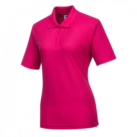 B209PIRM, Portwest B209 Női munkavédelmi pólóing, normál fazon, pink színben