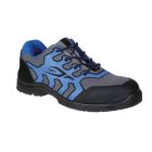 BETA 072170144, Kiválóan lélegző hálós munkavédelmi cipő, kopásgátló betét az orr részen, 44, Kék