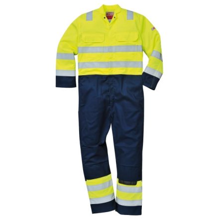 BIZ7YNR4XL, Portwest BIZ7 Hi Vis Anti-static hegesztő munkavédelmi overál, normál fazon,