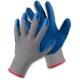  FF DIPPER LIGHT HS-04-002 munkavédelmi kesztyű
(pamut/PES), tenyéren latex mártással és csúszásbiztos texturált felülettel.