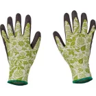 PINTAIL Kötött nylon munkavédelmi kesztyű rugalmas mandzsettával, habosított latexben mártva.