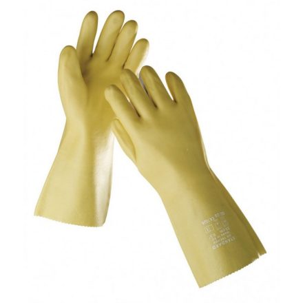 C0110001670105, STANDARD kesz 10kesztyű PVC 35 cm sárga
