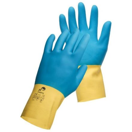 C0110011799090, CASPIA FH ke védőkesztyű latex/neopren - 10