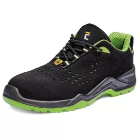   HALWILL MF ESD S1P SRC fémmentes, innovatív félcipő - zöld/fekete