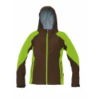YOWIE SOFTSHELL kabát barna/zöld XXL