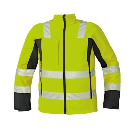 C0301034796001, MALTON softshell kabát HV sárga S