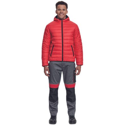 MAX NEO LIGHT munkavédelmi dzseki, kabát - Piros, M, méret: M, szín: Piros
