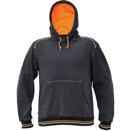 C003060070A2006, KNOXFIELD HOODIE antracit/narancs 3XL