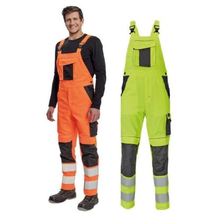 MAX VIVO HV férfi HI-VIS mellesnadrág - sárga/narancs