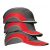 C0603000408999, JSP HARDCAP A1+ 5cm szürke-piros