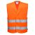 C374ORRL-XL, Portwest Jól láthatósági szabadidőruházat MeshAir Hi-Vis kéttónusú mellény,
