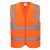C375ORRXXXL, C375 - Hi-Vis zippzáras mellény
