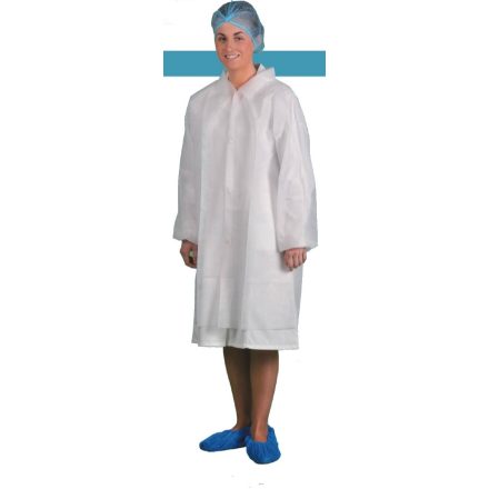 D118 PP látogatóköpeny (Minimális rendelési mennyiség: 200 db)